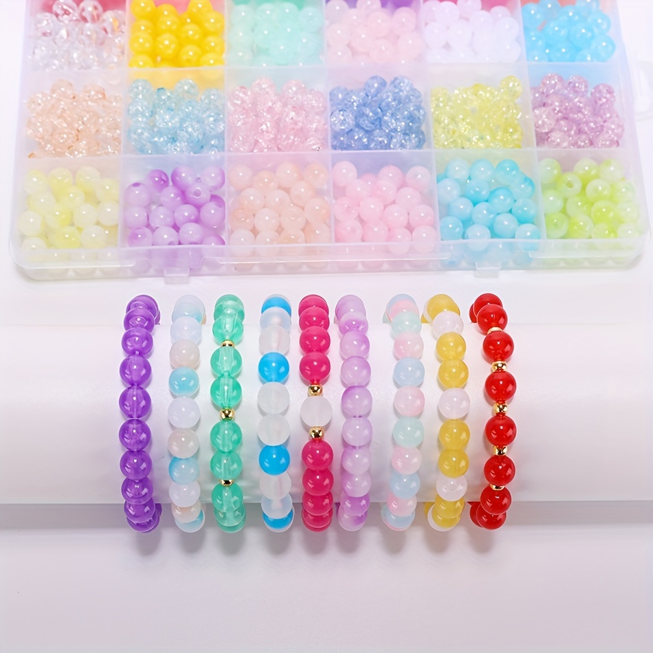20g Mixing Style Spring Color Acrylic Beads For Handmade Bracelet Jewelry  Making Accessories Handmade Loose Beads Spacers for Jewelry Making01