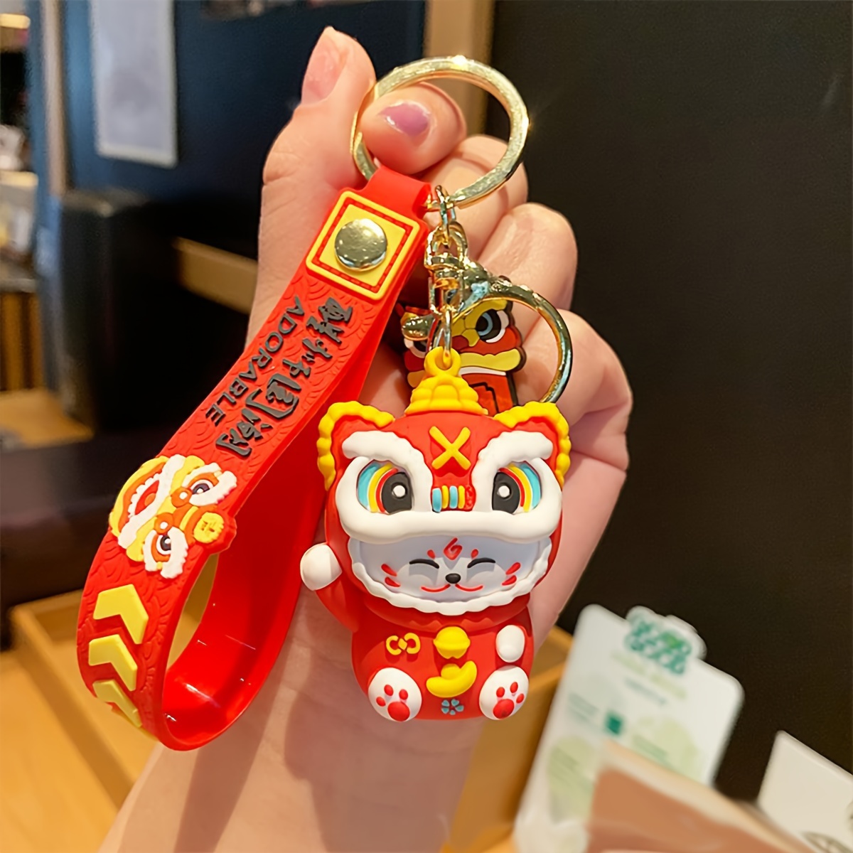 Lion keyring hot sale