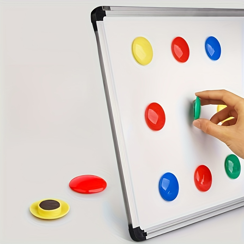 12pcs random color round magnets blackboard magnets teacher supplies