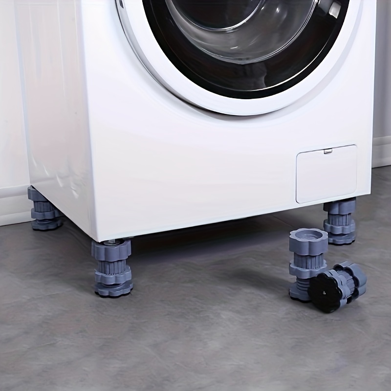 Almohadillas antivibración para lavadora, 4 unidades apilables con  cancelación de ruido de golpes, almohadilla de aislamiento para secadora,  arandela