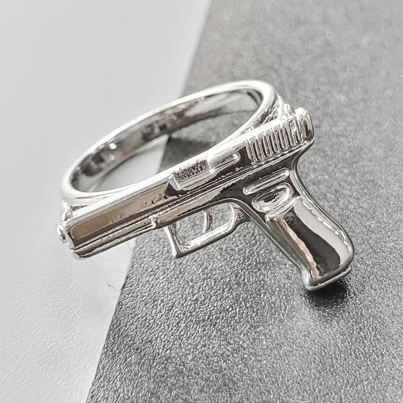 Men's Retro Punk Pistol Ring