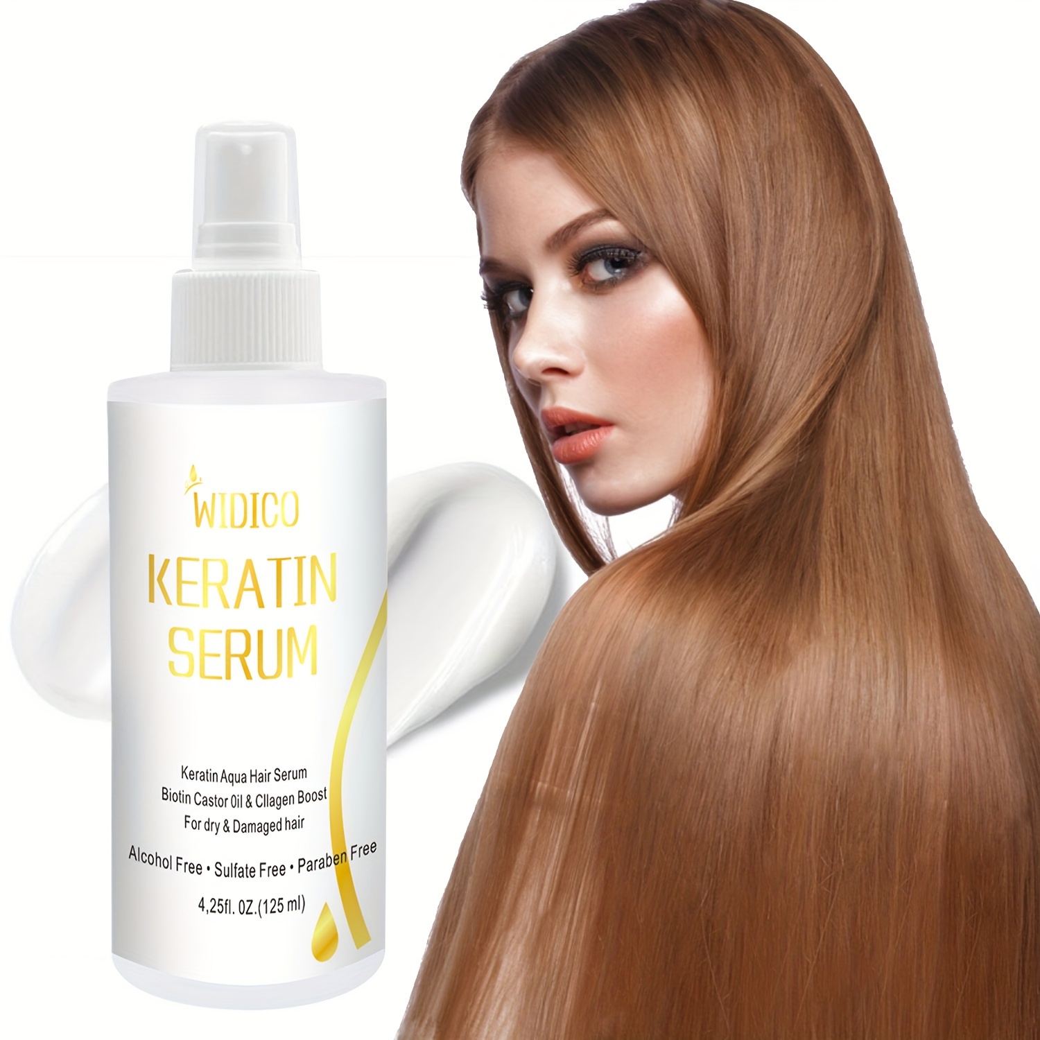 Keratin Radiance Hair Serum Spray Keratin Hair Care - Temu