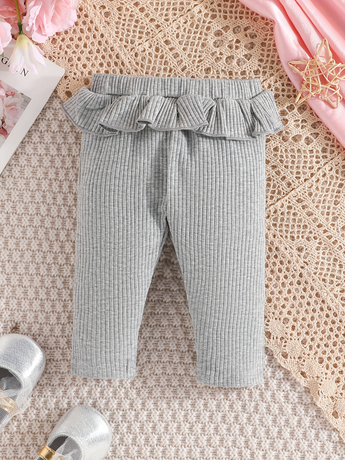 Pantalones de Algodón Baby Colors para Bebé Niña (3 Piezas)