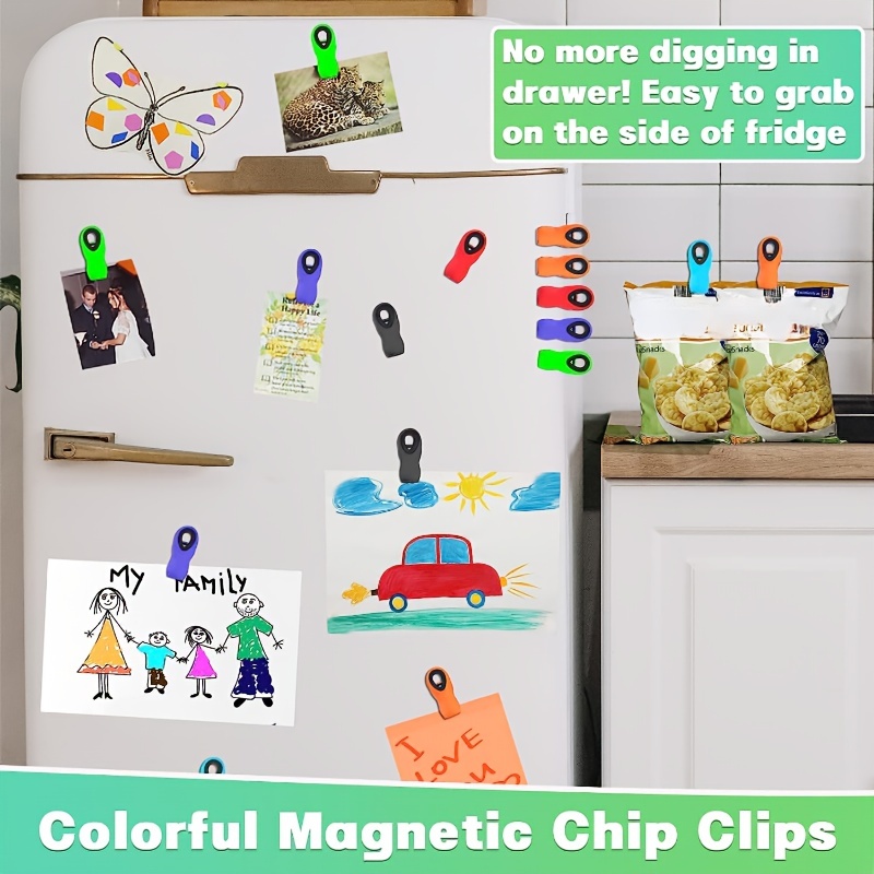 Core Home Magnetic Bag Clips - Assorted, 12 pk - Pay Less Super