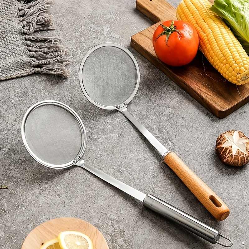 Stainless Steel Strainer, Spit Leak Spoon, Household Kitchen