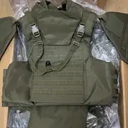 1pc tactical vest for hunting and sports lightweight and durable with multiple pockets and molle system details 2