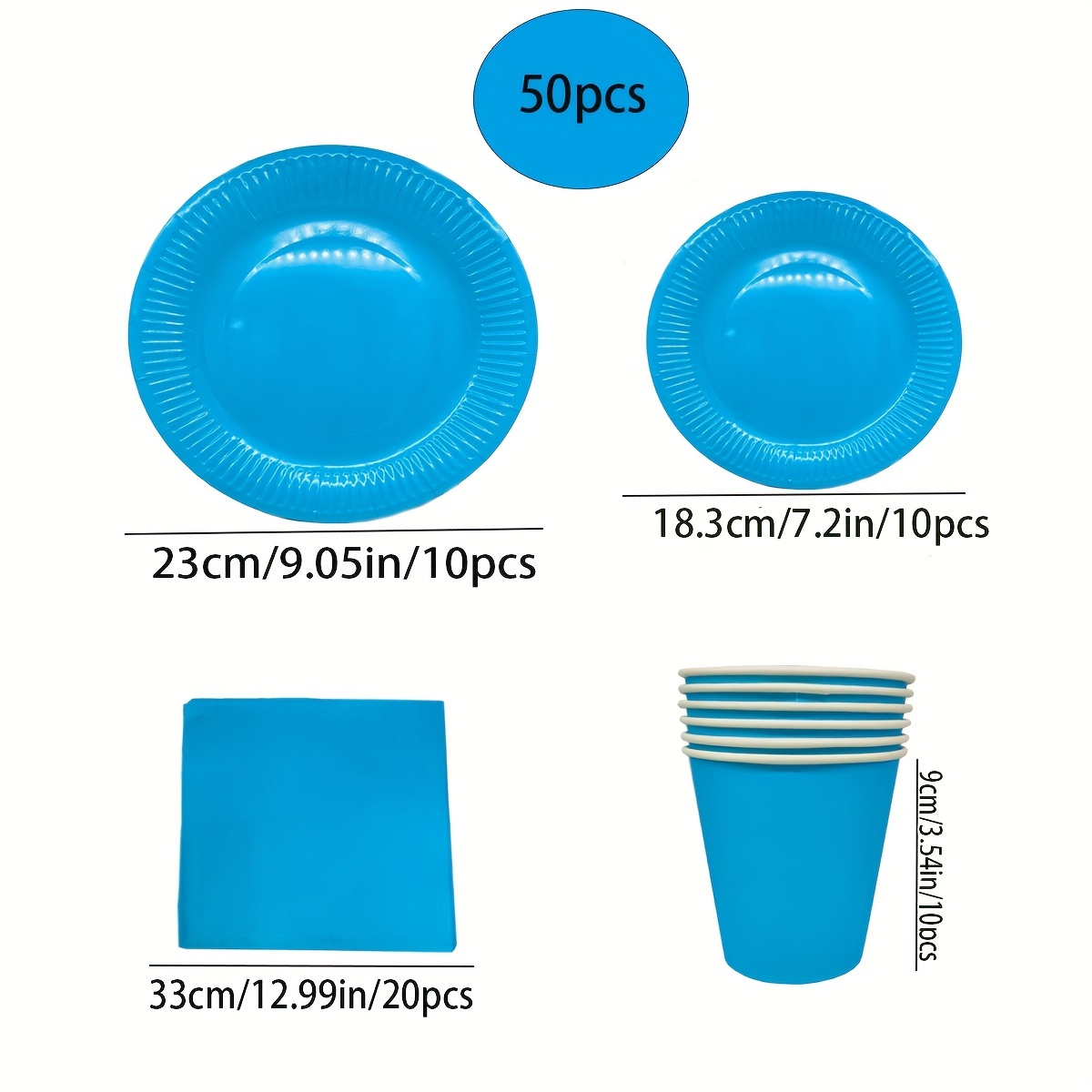 Plastic Disposable Dessert Plate Smarty Had A Party Color: White