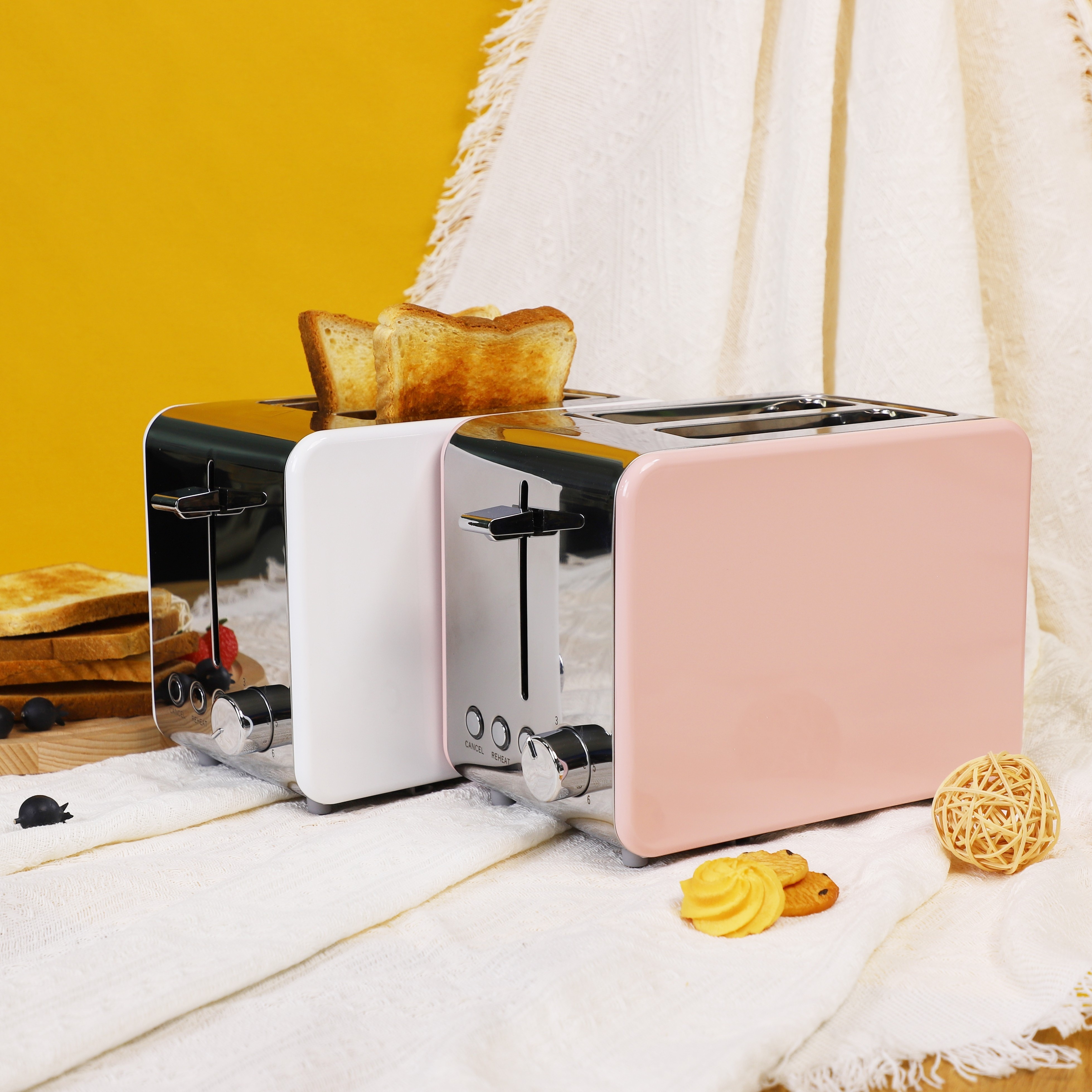 2 Electronic Toaster Easy To Clean Breader Toaster - Temu