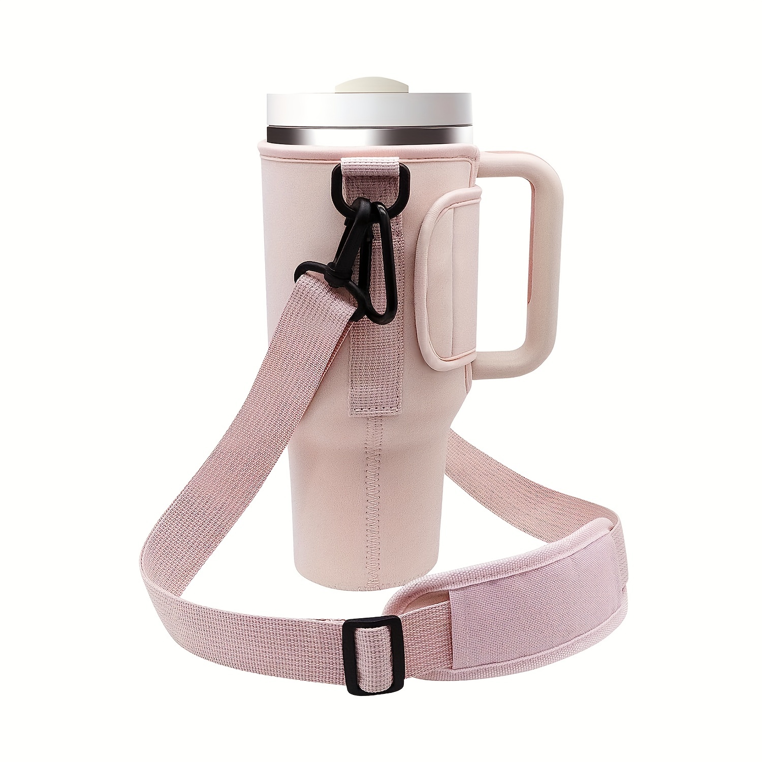 Cup Holder with Strap for 40oz Cup, Water Bottle Holder with Strap