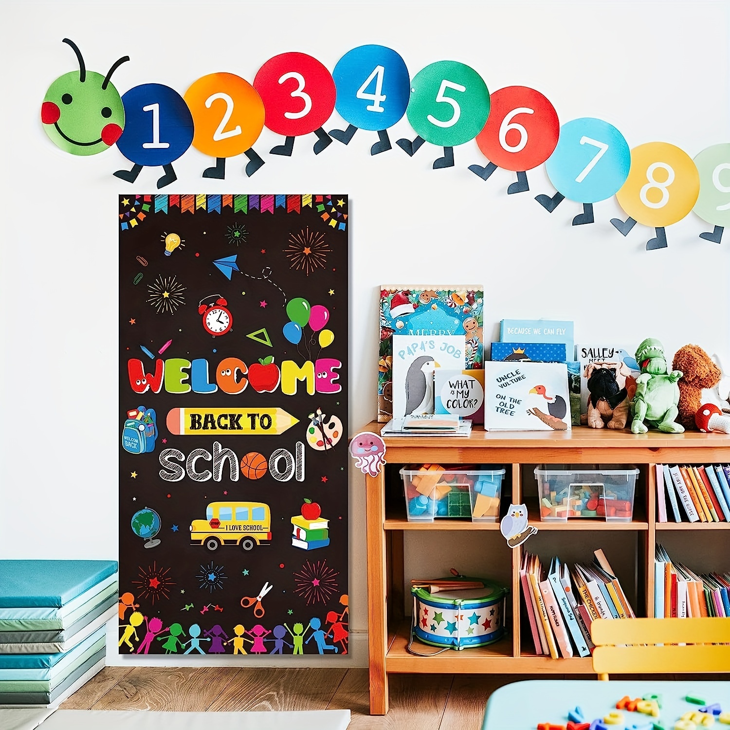 1pc Banner Bentornato A Scuola Sfondo Scolastico Decorazione - Temu  Switzerland