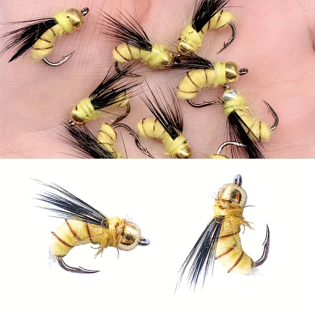 Premium Wooly Worm Fly Fishing Lures Hard Hook Bass Trout - Temu Canada