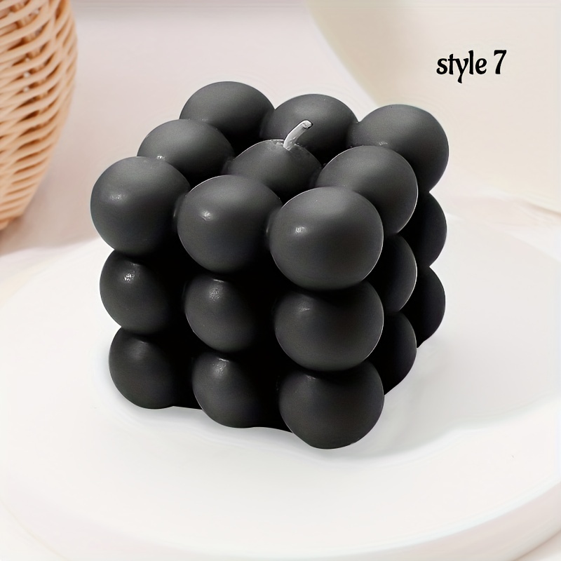 Aromatherapy Candle For Home Decoration Big Cube Bubble - Temu