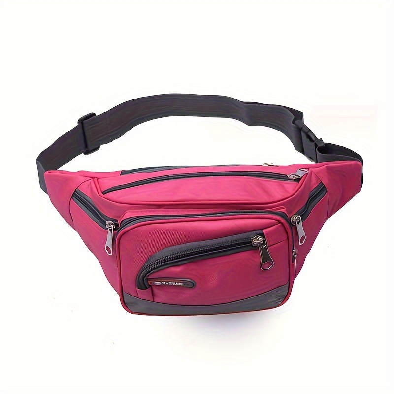 Functional Nylon Waist Bag Outdoor Sports Fanny Pack Unisex Temu New