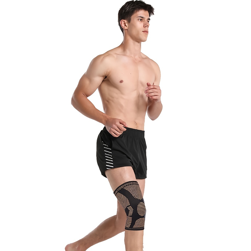 Copper Compression Knee Sleeve Brace Running Arthritis Joint Support Pain  Relief – St. John's Institute (Hua Ming)