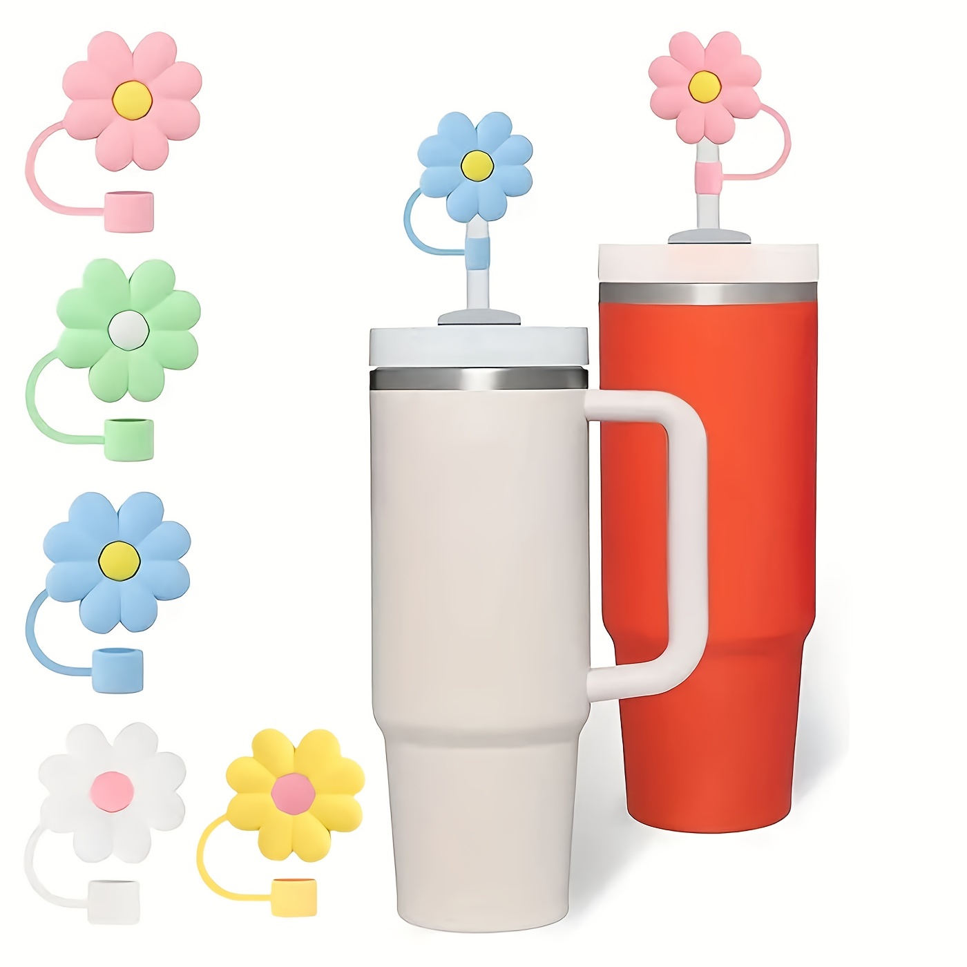 Creative Cartoon Silicone Cup Lids Designed To Prevent - Temu