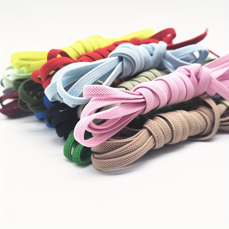 Third Version Elastic No Tie Shoelaces Metal Lock Shoe Laces For