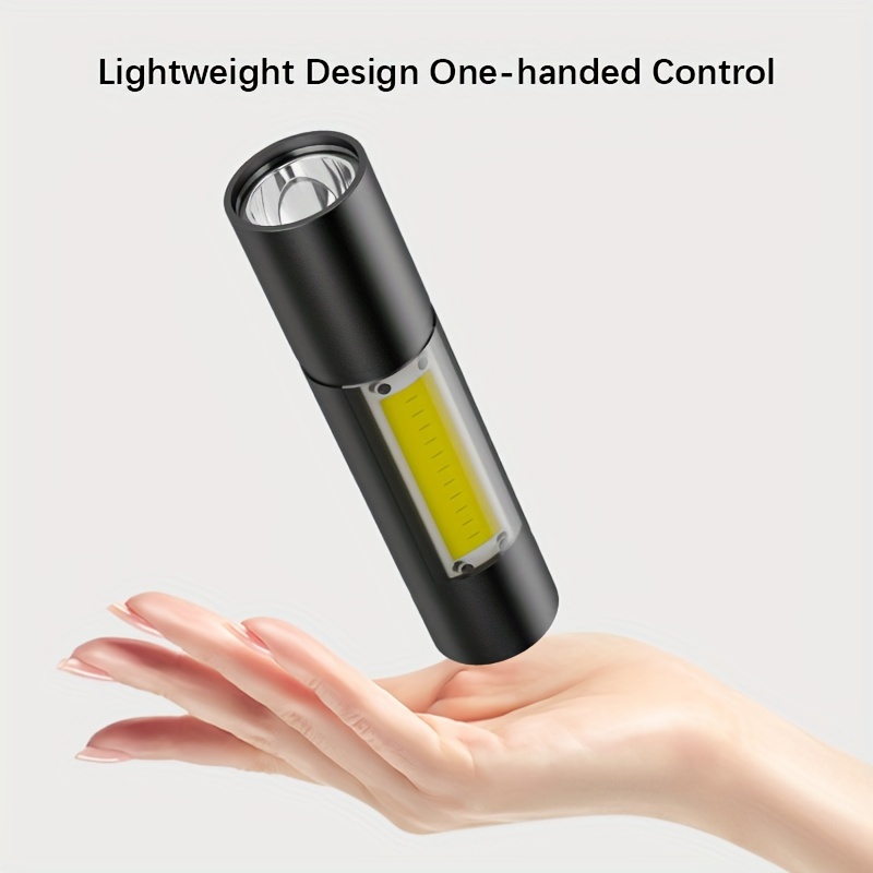 Mini lampe torche LED, 7 modes de lampes de poche pour le camping  d'urgence, lampe