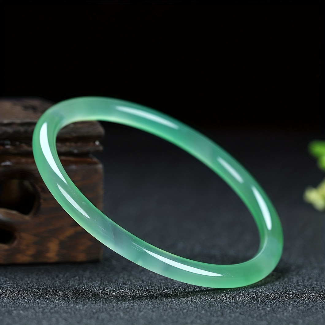 

Fashion Round Strip Bangle, Ice Oil Green Bangle, Best Gift For Friends