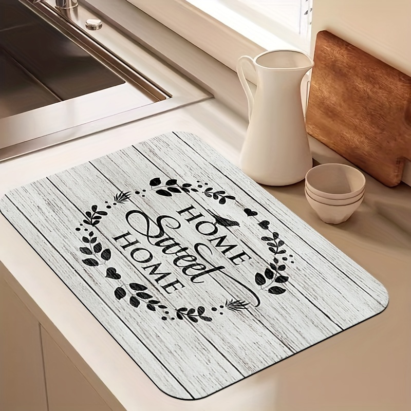Rubber Sink Protection Mat, Rubber Dish Cup Placemat