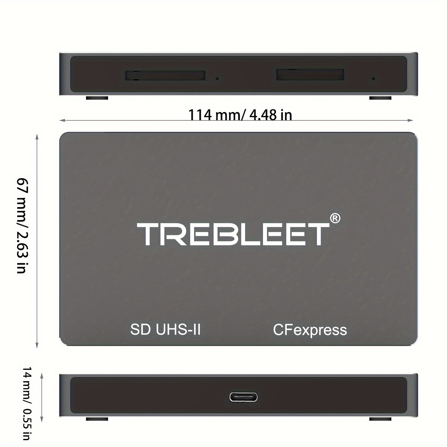 Lecteur de carte mémoire SD vers Thunderbolt 3 à 6 slots - SD 4.0, UHS-II
