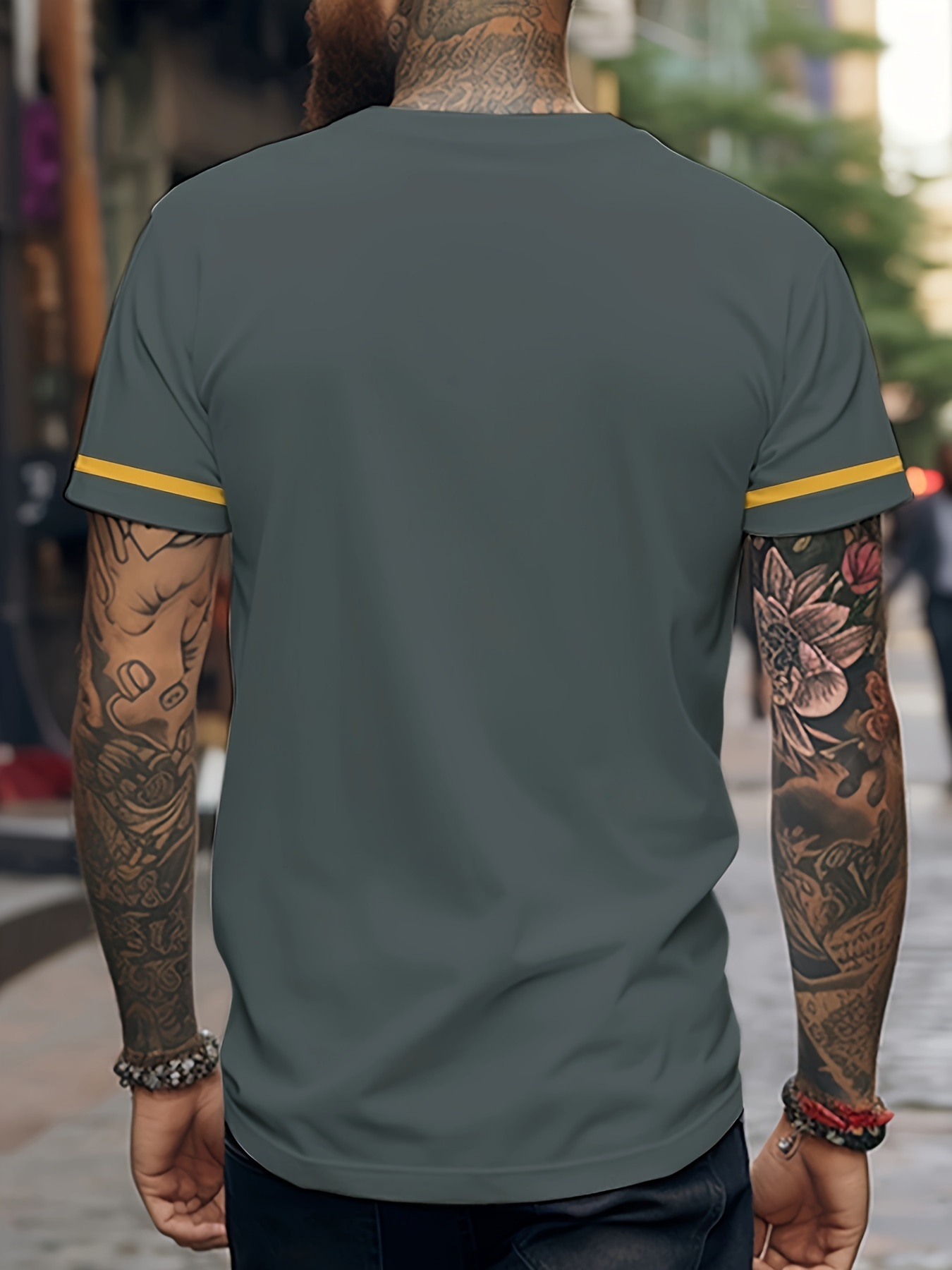 Camiseta Cómoda Moderna Estampado Barbero Hombre Camiseta - Temu Mexico