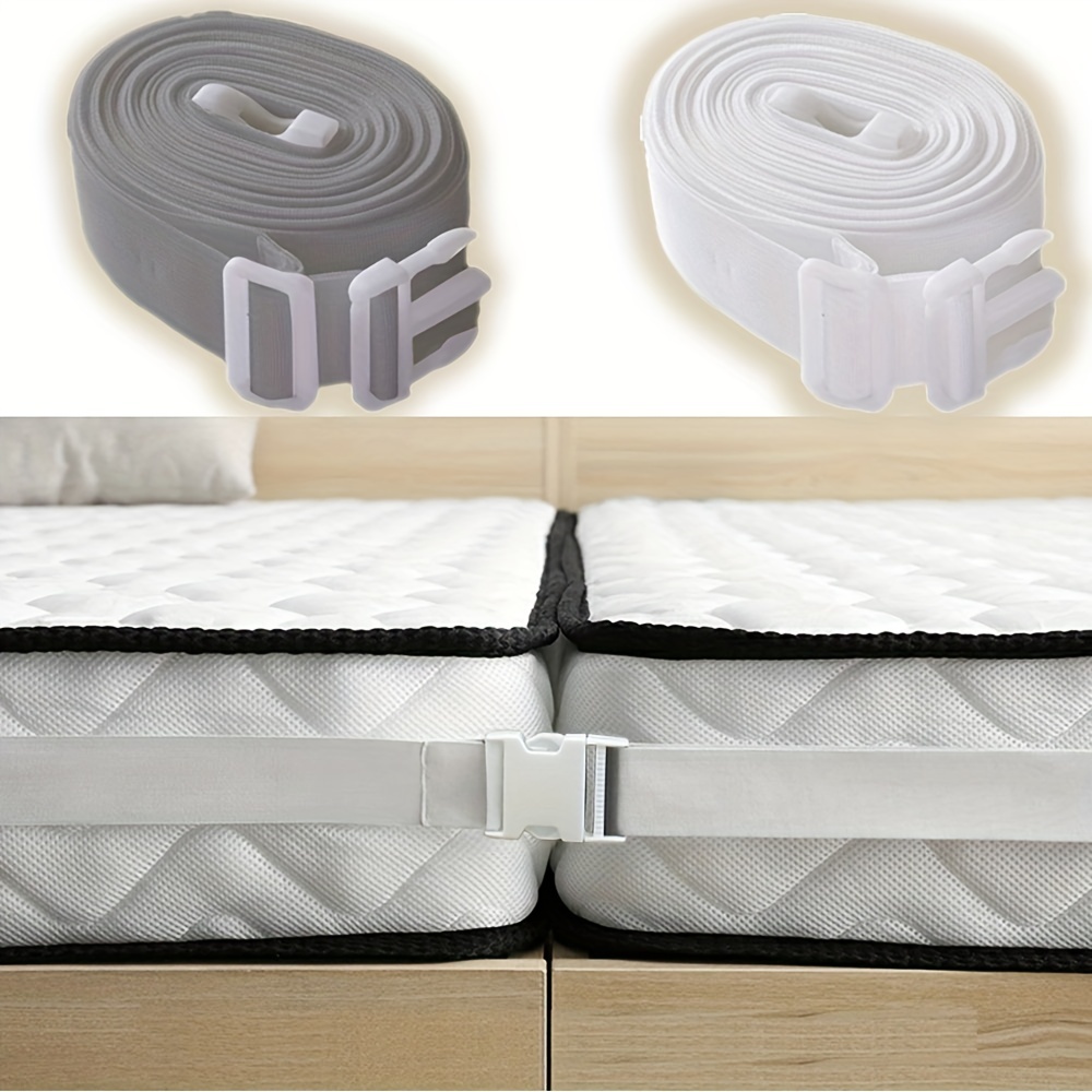 Bed Bridge Twin to King Converter Kit Thicken Memory Bed Gap Filler Adjustable Bed Bridge Mattress Connector with Strap for Bed, Storage Bag