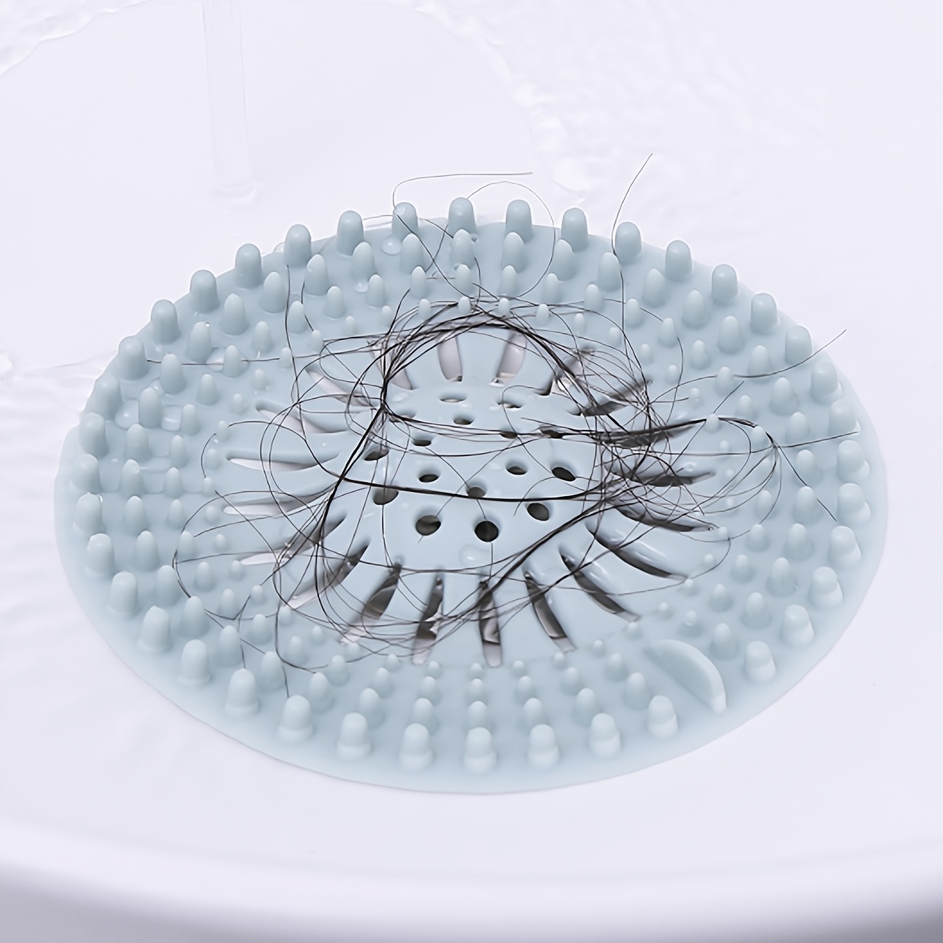 1pc Kitchen Sink Filter Bathroom Silicone Drain Cover Hair Catcher