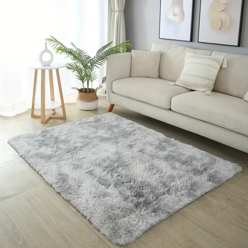 Super Soft Fluffy Area Rug Bedroom Living Room Shaggy Anti-Skid Comfortable  Large Rugs Indoor Modern Home Decor Floor Carpet, Faux Rabbit Fur