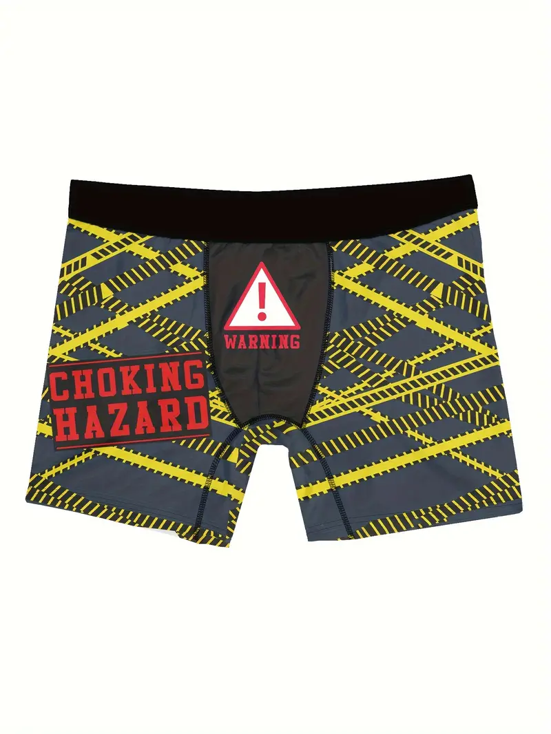 Men's or Women's Customized Boxer Shorts Personalized Underwear Choking  Hazard Caution – Thala Store