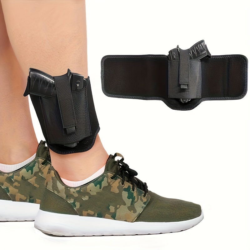  Conceal Carry Ankle Holster Gun Thigh Holster Leg for Women  Sexy Hi'd'den Under Dress/Shorts Adjustable Ladies Pistol Holster Tactical  for Weapons 380 Revolver Bag,Black : Sports & Outdoors