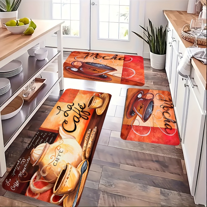 Floor Mat Non Slip Waterproof Kitchen Mat Floor Rugs Desk - Temu