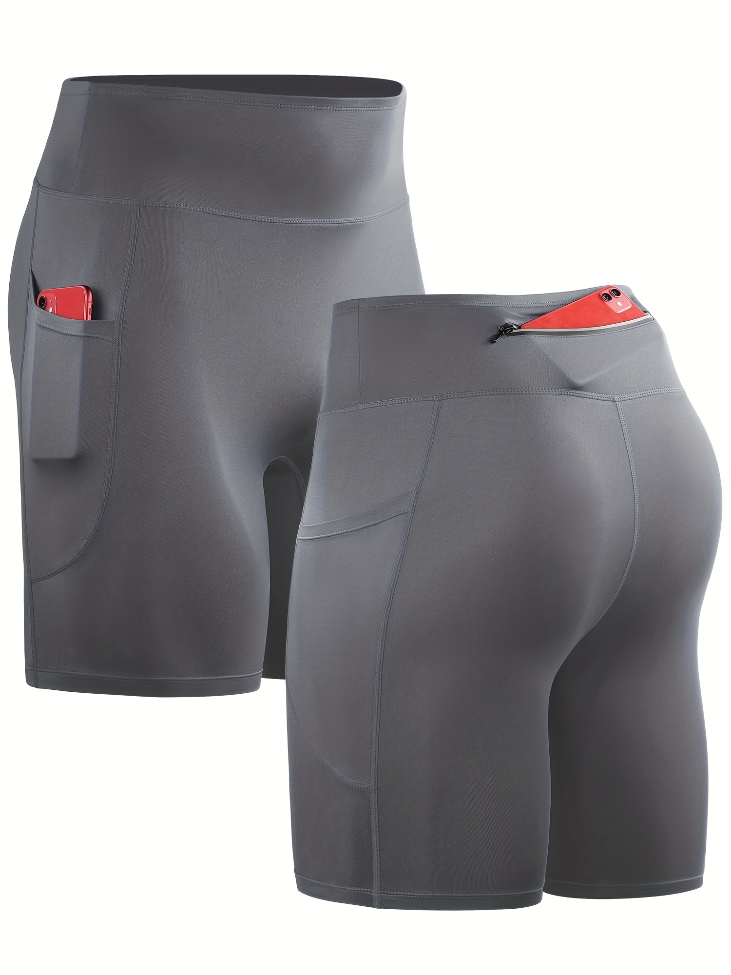 Women's Compression Shorts with Pocket
