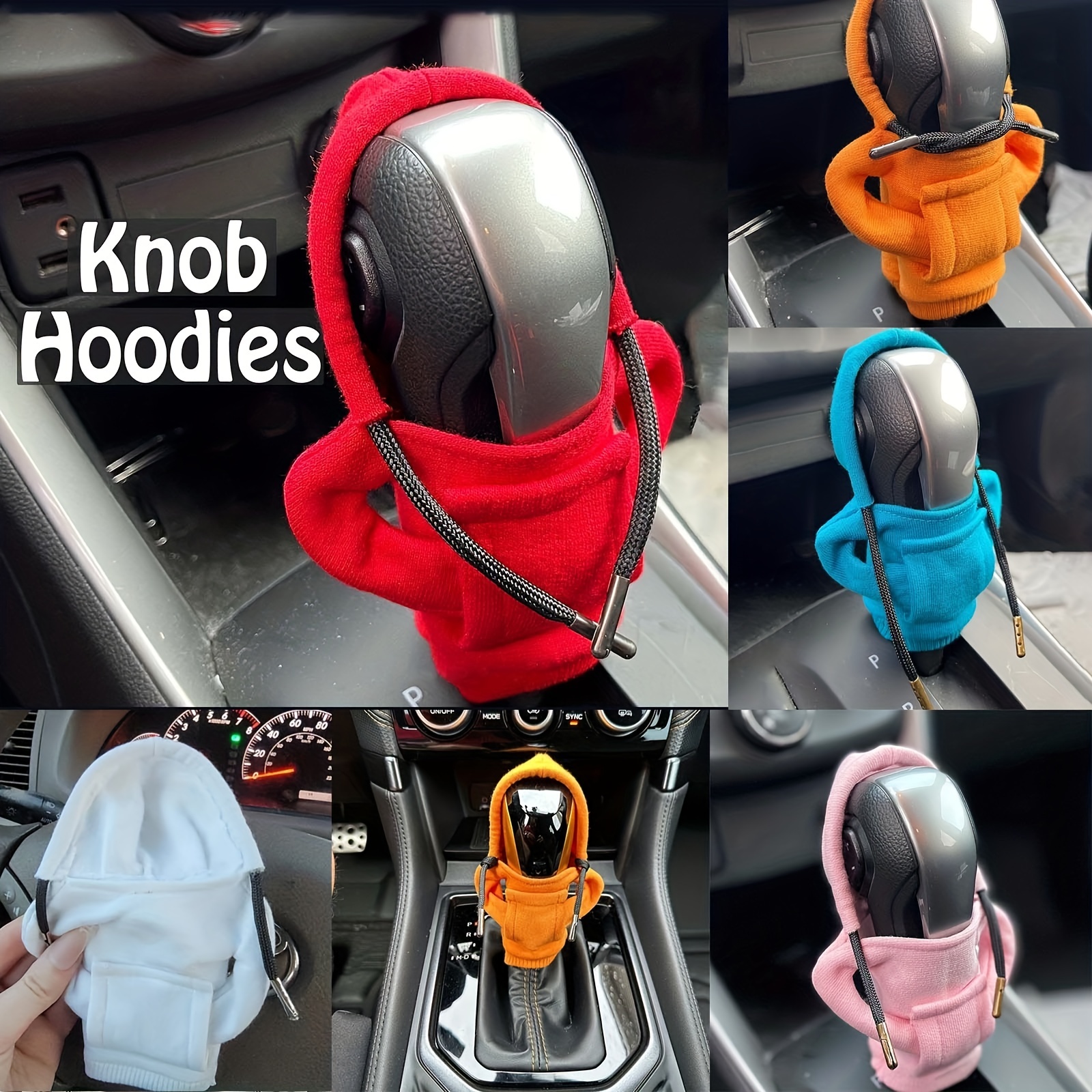 Car Gear Shift Lever Hooded Car Gear Lever Clothing Cover - Temu