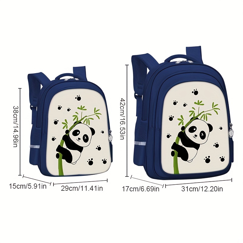 Panda Kids Backpack Navy