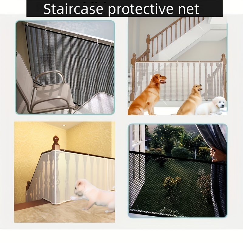 Pet Supplies Pet Stairs Isolation Net Safety Net Pet Cat Fence Protection Net Balcony Window Stairs Anti Fall Protection Net