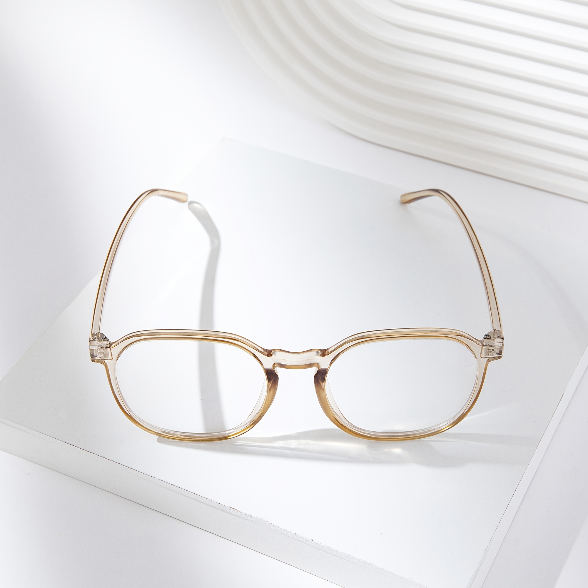 Stylish Square Frame Light Blocking Glasses