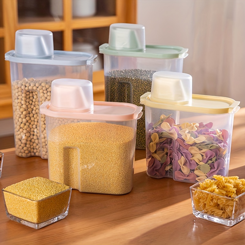 1PC Airtight Food Storage Containers with Lids, Large Pantry Organization  and Storage for Bulk Food Dry Food Cereal, Plastic Food Storage Containers