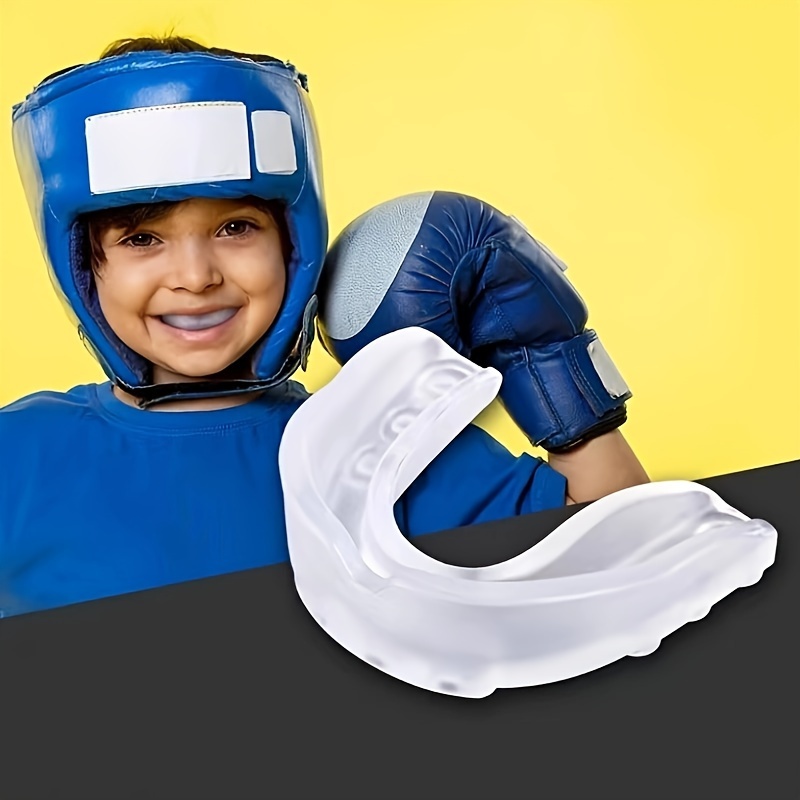 Protector bucal deportivo para niños (con estuche), protector bucal  profesional para boxeo, artes marciales, artes marciales, rugby, lacrosse,  hockey