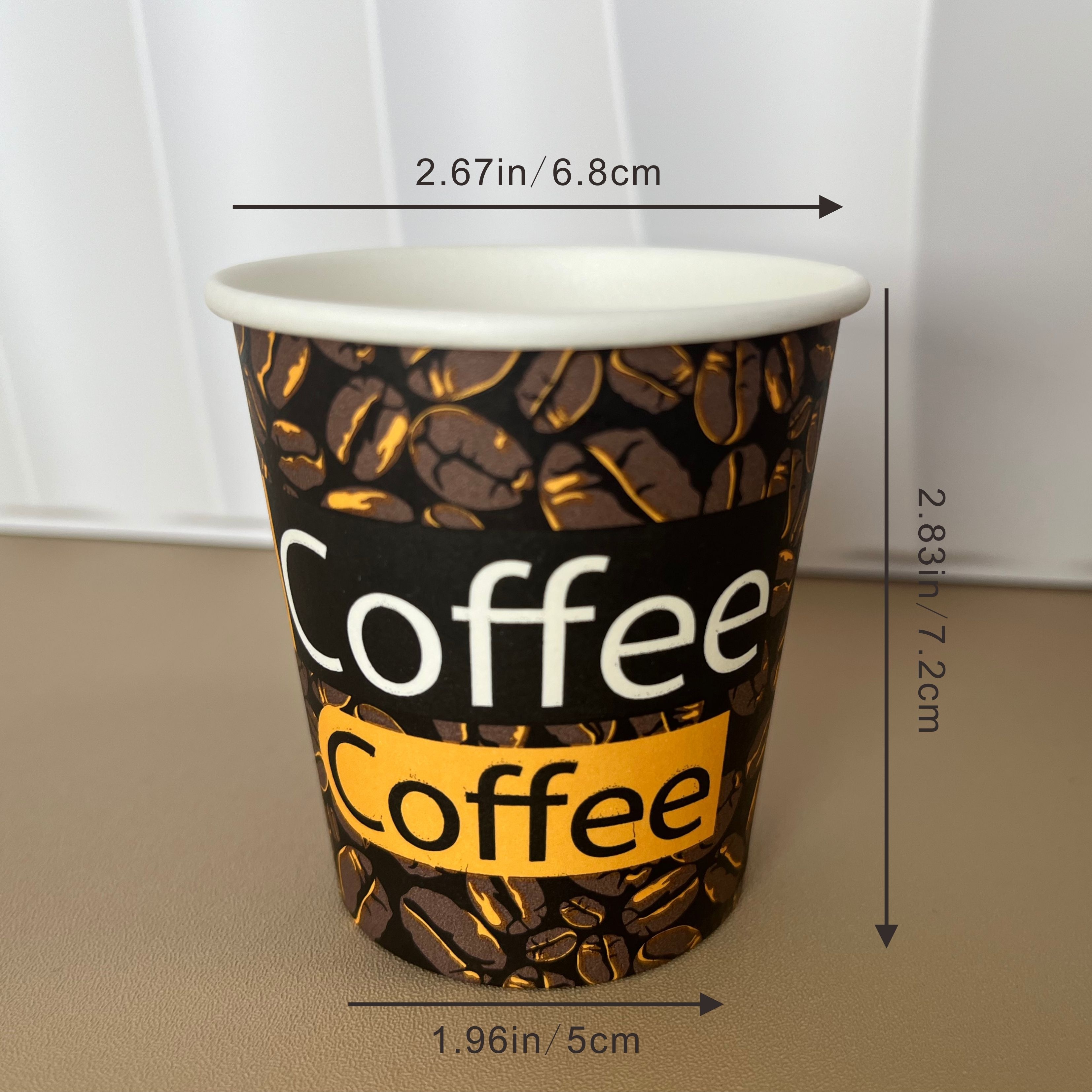 10/50 Thickened Disposable Paper Cups, Coffee Trial Cups, Household And  Commercial Anti Scald Drinking Cups, Tea Cups, Coffee Cups, Beverage Trial  Cups, Food Grade - Temu