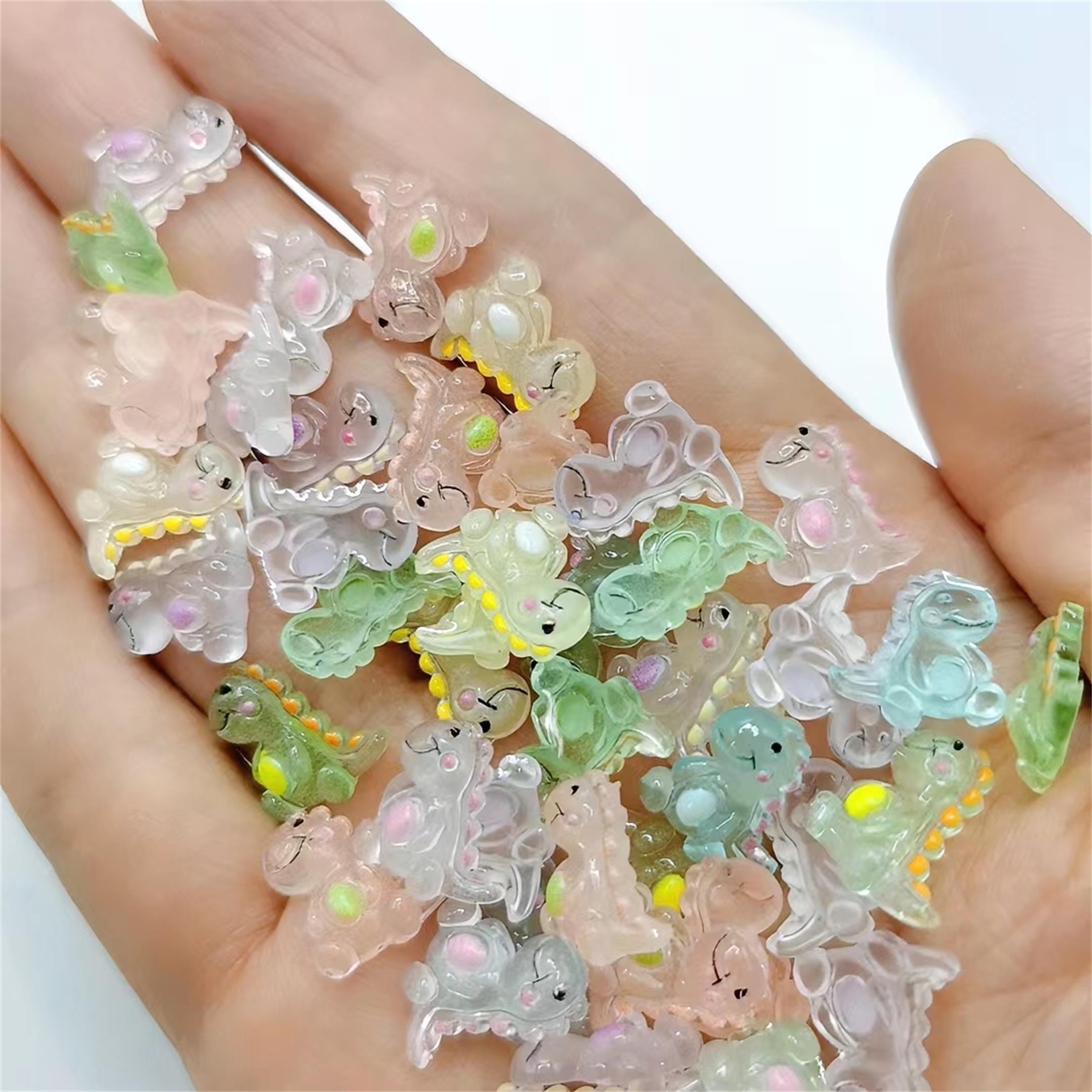 50pcs crystal nail charms accessories cute kawaii Colorful