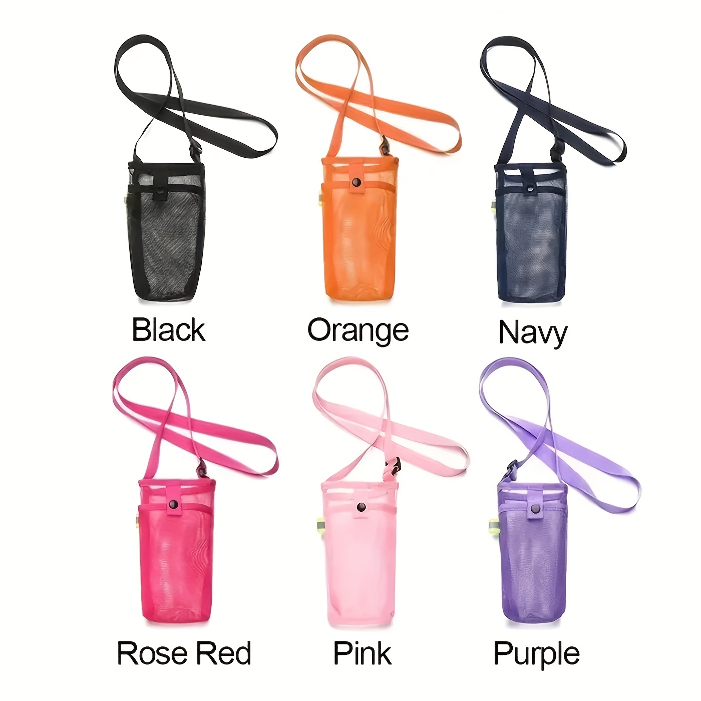 Mesh Water Bottle Carrier Portable Mobile Phone Storage Bag Temu