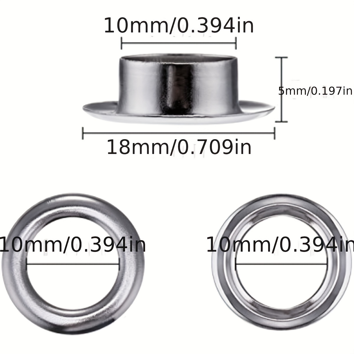 Diy Diameter Metal Eyelet Combination With Storage Box