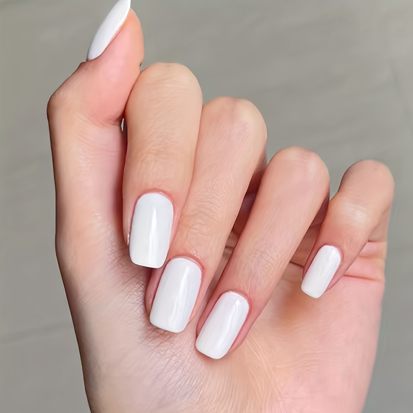 10ML French Nails White Nail Polish Gel Manicure Nails Art White Gel Nail  Poli ` 