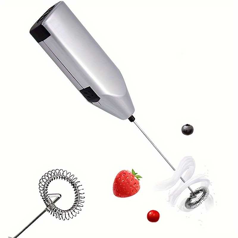 Rechargeable Electric Milk Frother Create Delicious Foam In - Temu