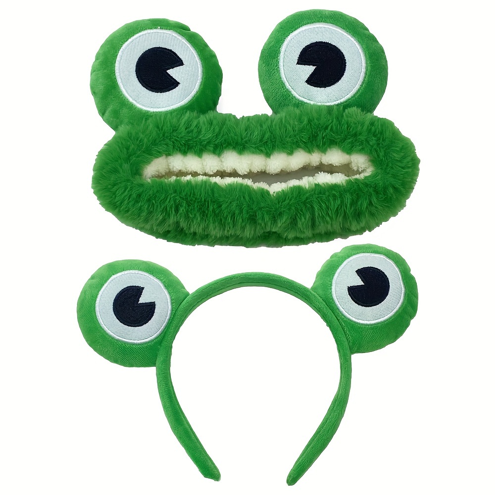 Funny Frog Headband, Makeup Headband, Frog Eye Elastic Headband