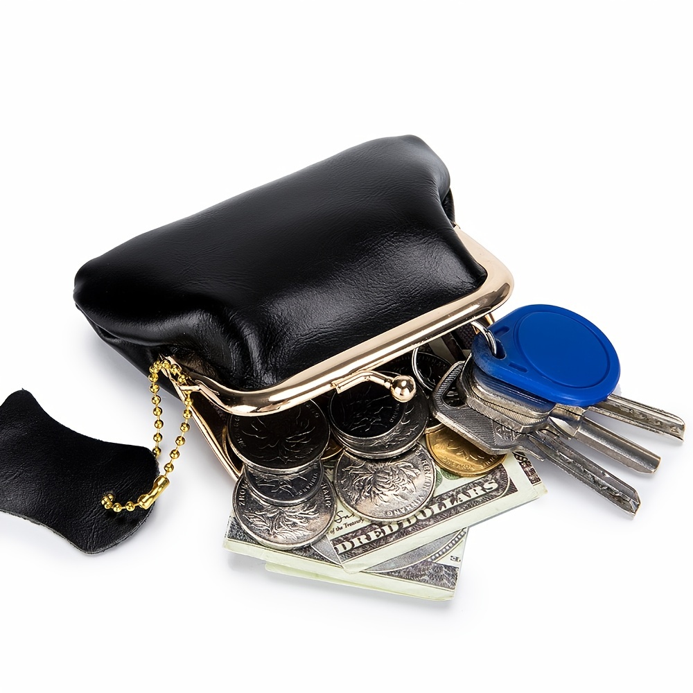 Hommes femmes rétro en cuir véritable porte-clés de voiture porte-clés porte -clés portefeuille