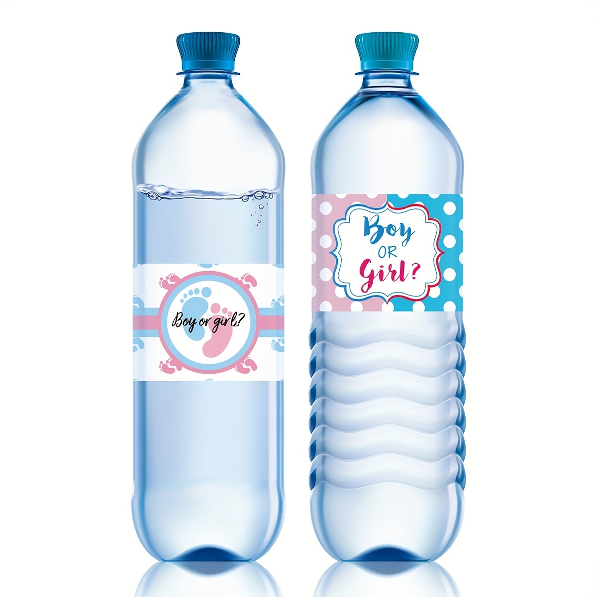 Water Bottle Stickers Wrappers Waterproof Labels Baby Shower - Temu