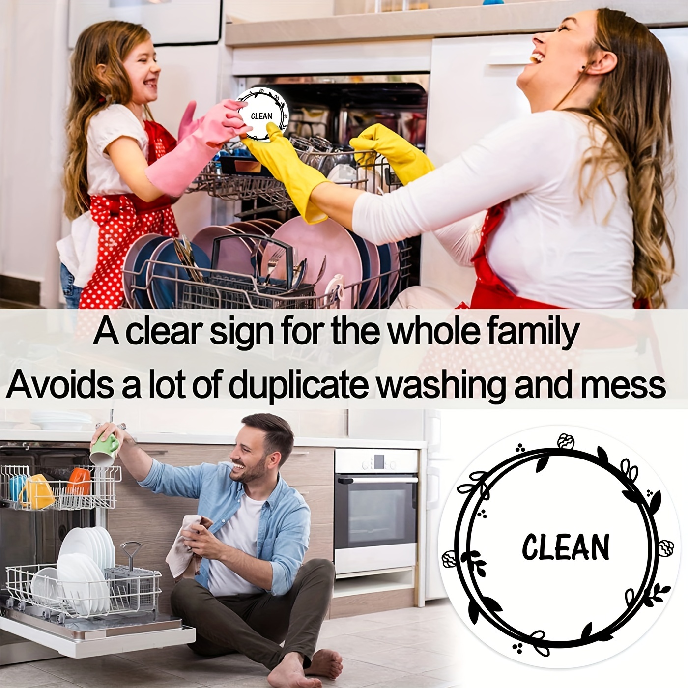 Dishwasher Clean Dirty Magnet Sign  Clean dishwasher, Clean dirty  dishwasher magnet, Clean dirty