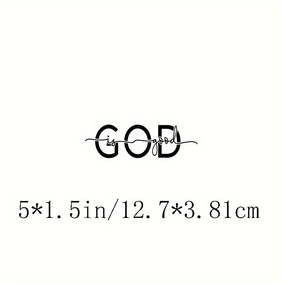 God Is Good Christian Sticker