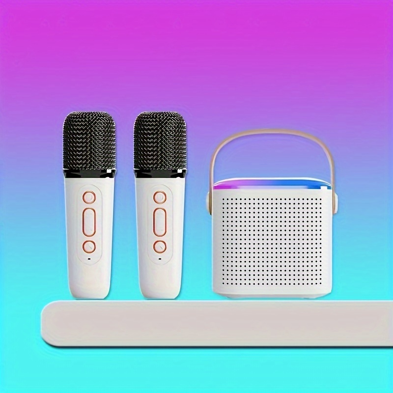Mini Haut-Parleur Bluetooth avec Microphone karaoké, Haut-parleurs Rétro  sans Fil avec Basse pour Chanter, Nouveaux Cadeaux de Musique Mignons pour  Enfants et Adultes : : Instruments de musique et Sono